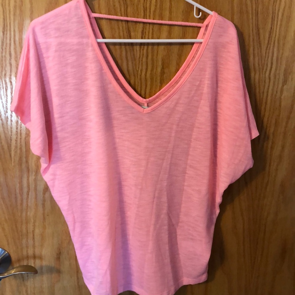 Hot pink tee shirt
